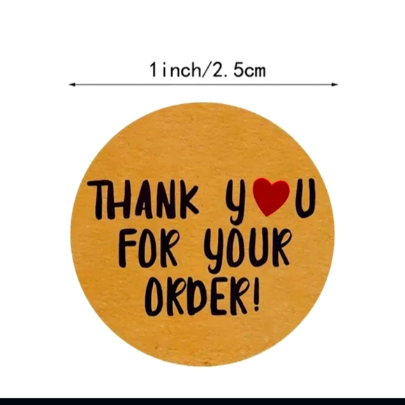 ❇️2/$20❇️ Thank You Stickers - Picture 2 of 3
